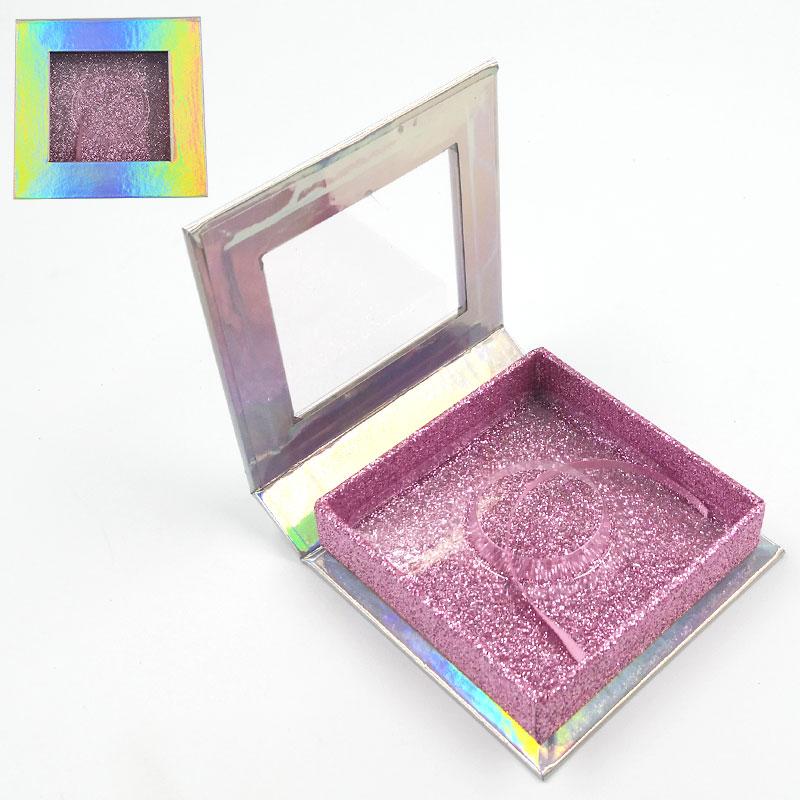 

Wholesale Eyelash Packaging Box Lash Boxes Package Custom Magnetic Square 25mm 3d Mink Lashes Storage Case Vendors
