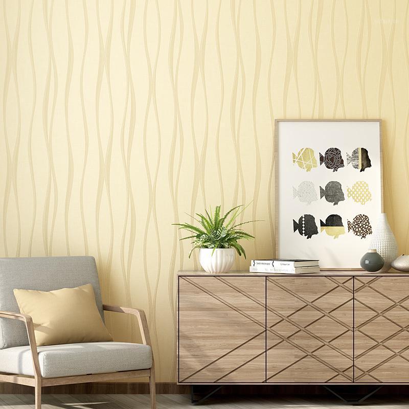 

Striped Pink Beige Light Blue Fashion Wallpaper 3d Modern Living Room Non Woven Textured Stripe Wall Paper Rolls For Bedroom1, 1074