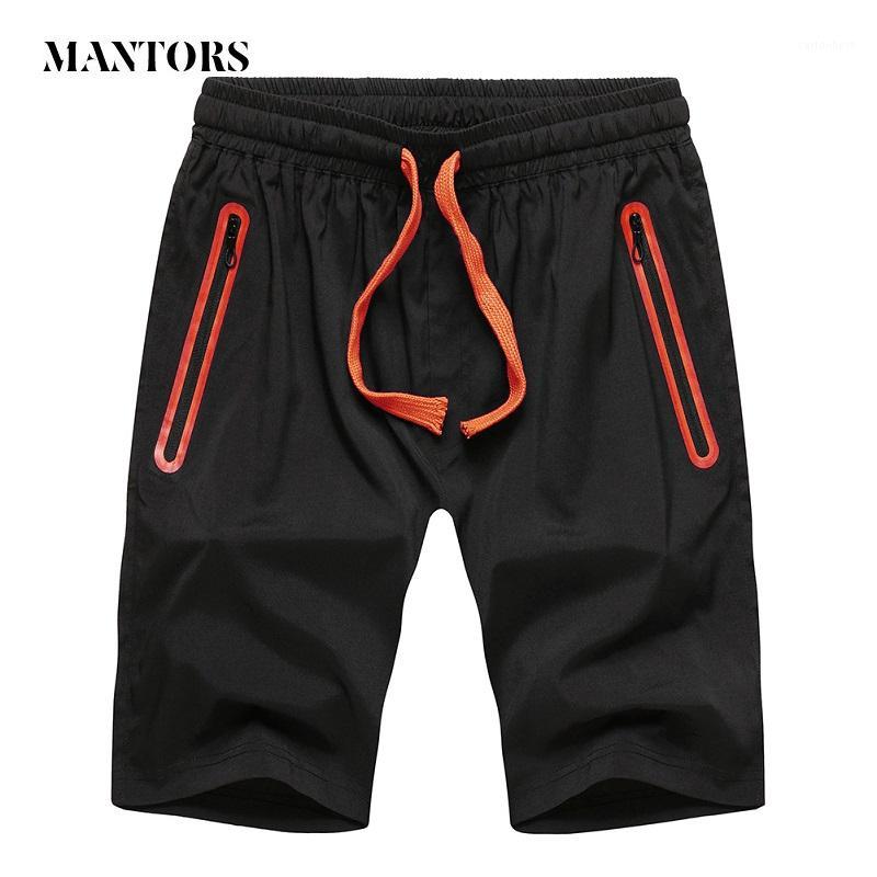 

Men Shorts Casual 2020 Summer New Solid Short Sweatpants Zipper Pocket Mens Sportswear Elastic Breathable Beach Shorts Quick Dry1, Dk23 orange