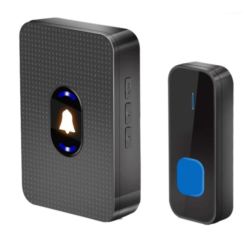 

LED Night Light Wireless Doorbell 55 Ringtones 300 Meters Distance Doorbell US PLUG1