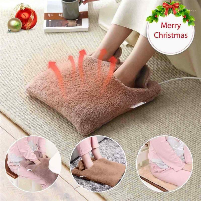 

New Foot Hand Warmer Heating Pad Slippers Sofa Chair Warm Cushion Electric Heating Pads Warm Slippers Sofa Pillow 19DEC91, Red