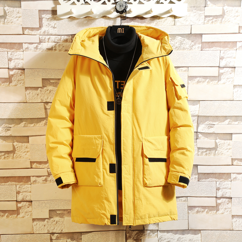 

2021 New Sealed Black-made Heavy Men's Clothing Keep Warm Parkas X-long-style Collar with Hood Windbreakers Jacket BVMN, M758 1