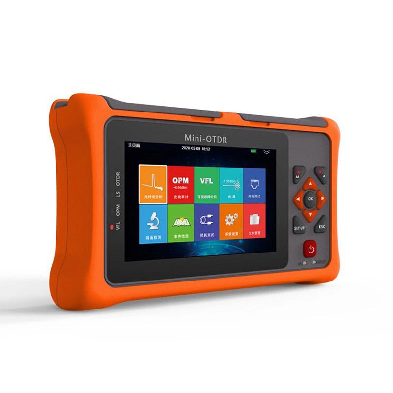 

Mini Pro OTDR 4.3-inch OTDR Reflectometer with OPM OLS VFL Loss Attenuation Tester Touch Screen SC FC 1310nm 1550nm