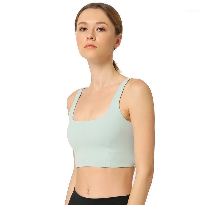 

LUKITAS Yoga Bra Top For Fitness Women Sports Bra Push Up Running Gym Nylon Breathable Workout Yoga Tops Exercise Clothes XL1, Green
