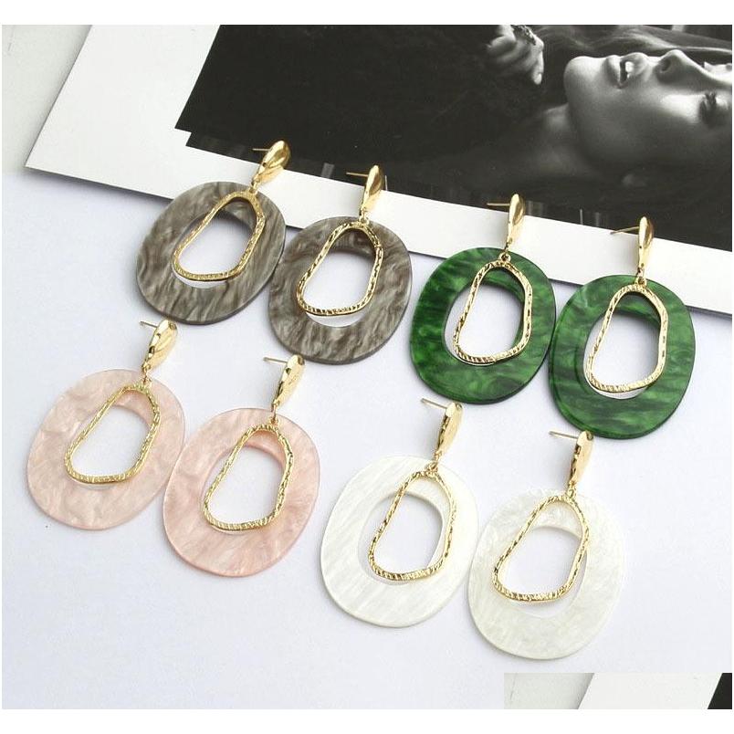 

Fashion Irregular Acrylic Earring For Women Geometric Hollow Out Statement 2019 Long Dangle Earrings Summer sqcEIL dh_seller2010