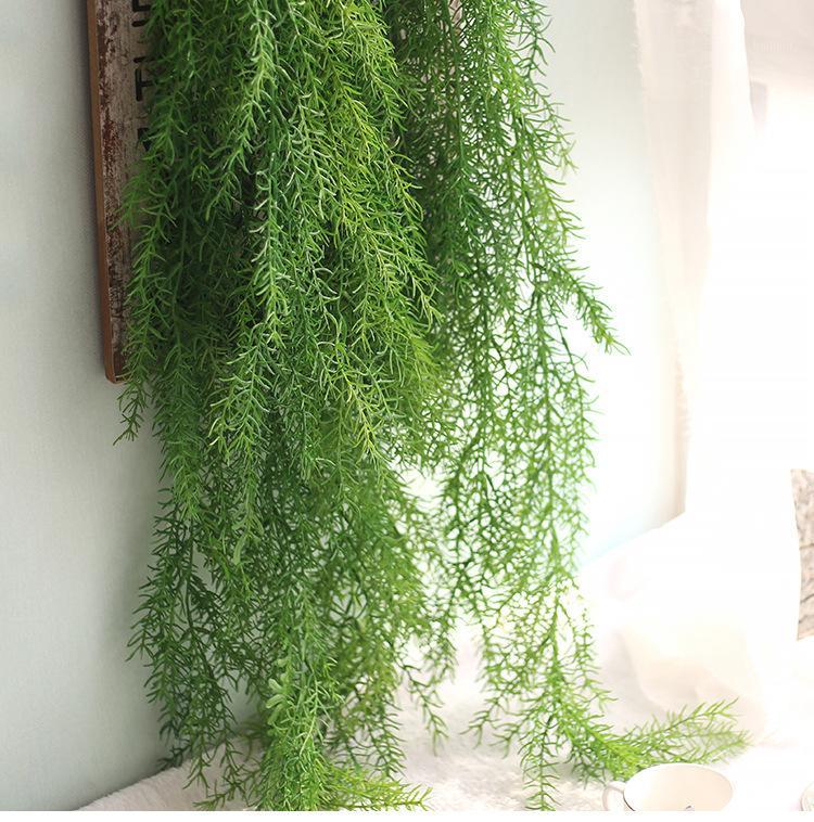 

1Pcs 105cm Pine Needle Ivy Vine Artificial Plants For Home Wedding Decoration Fake Leaf Diy Hanging Garland Artificial Flowers1