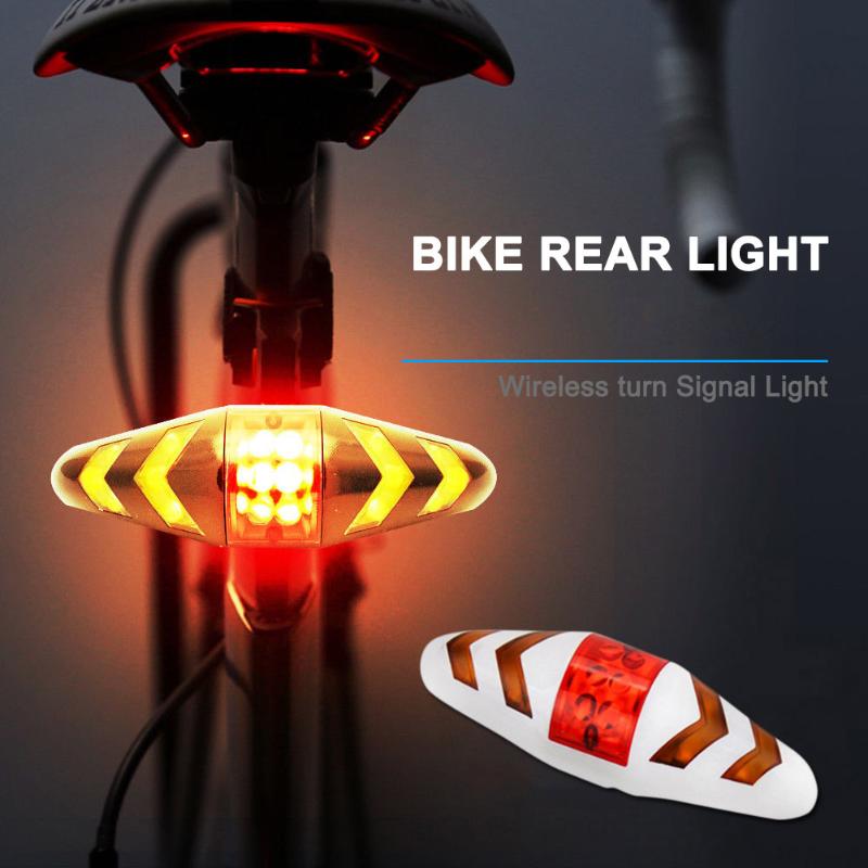 

Bicycle LED Indicator Rear Tail Light Bike Turn Signal Light with Wireless Remote Bicycle Front Lights XR-Hot