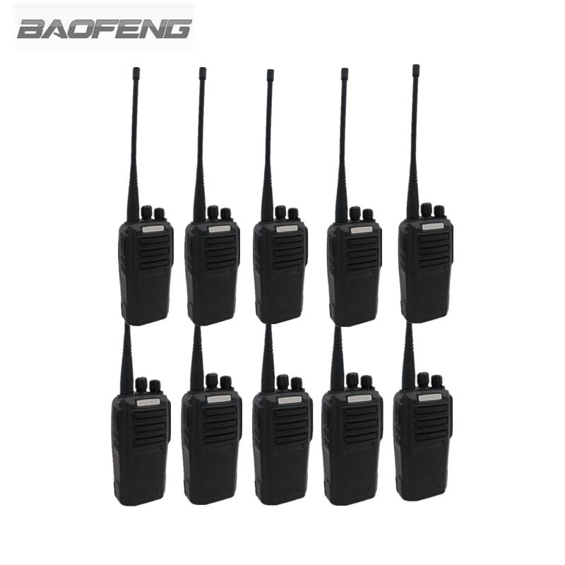 

10 PCS Baofeng BF UV6 Walkie Talkie 400-470MHz&136-174Mhz VHF+UHF Dual Band 5W 128CH DTMF VOX Portable Radio