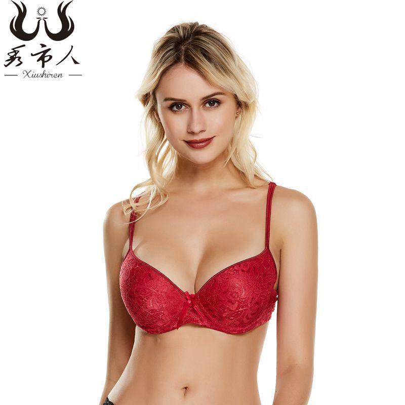 

Large BCD cup bra sexy lace underwear bra, Beige