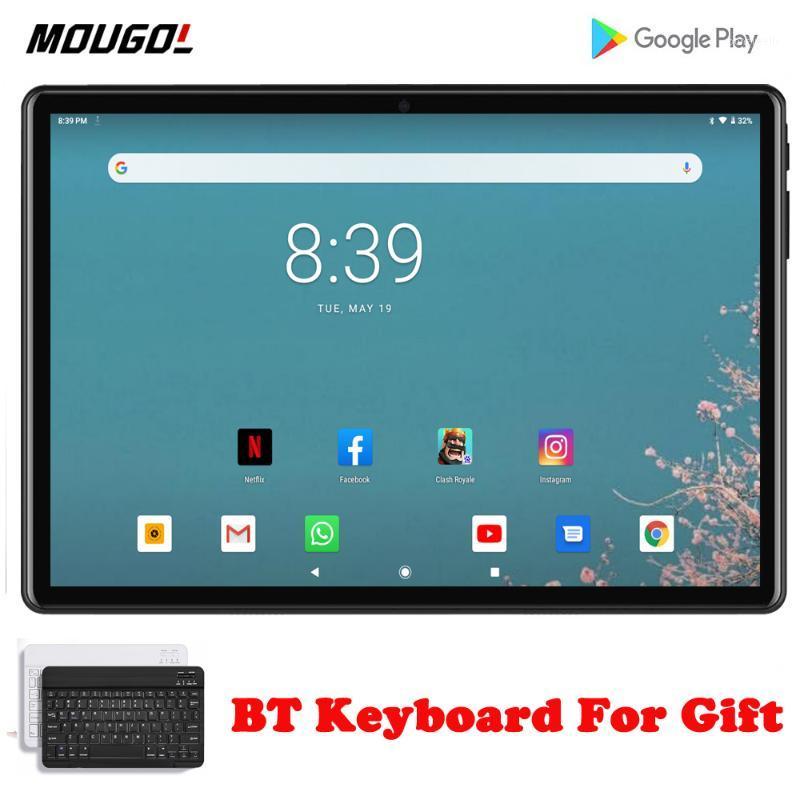

New Original 10 inch Tablet Pc Android 9.0 Google Market 3G Phone Call Dual SIM Cards WiFi GPS Bluetooth 10.1 Tablets + Keyboard1, Black