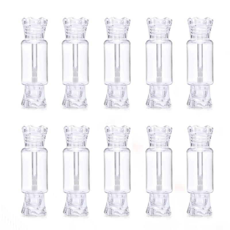 

10/20pc 8ml Clear Lip Gloss Candy Tube Empty Packaging DIY Lip Gloss Lipstick Bottle Cosmetic Lipgloss Container Transparent