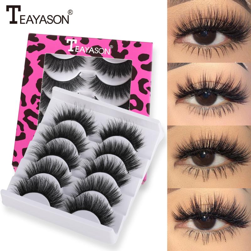 

28 Styles 5Pairs 3D Mink Hair Natural Soft Bushy False Eyelash Long Eye Lashes Curl Makeup Beauty Extension Tools