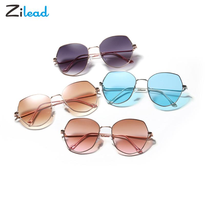 

Zilead Polygonal Irregular Spectacle Frames Color Lenses Sunglasses Vintage Fahison Comfortable Sun Glasses Shade For Women