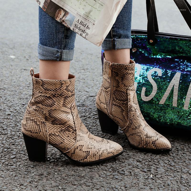 

AIWEIYi Ladies Chaussure Women Autumn Winter Shoes Woman Zapatos Mujer Sapato Girls Ankle Boots Square Chunky High Heels Booties1, Black