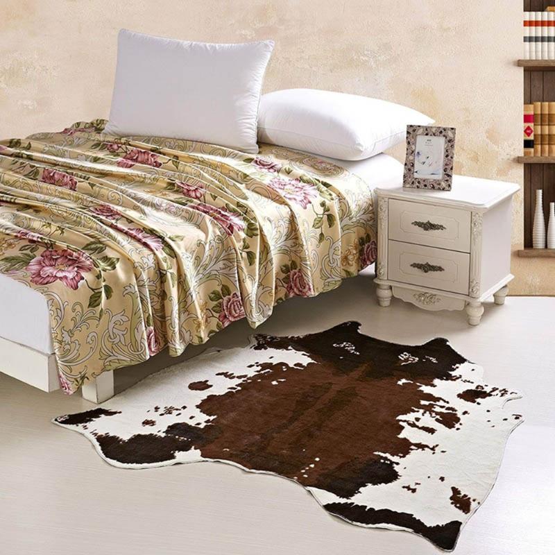 

Cow Tiger Print Area Rug Non-slip Floor Carpet Rugs Bedroom Office Livingroom Floor Mat Home decor