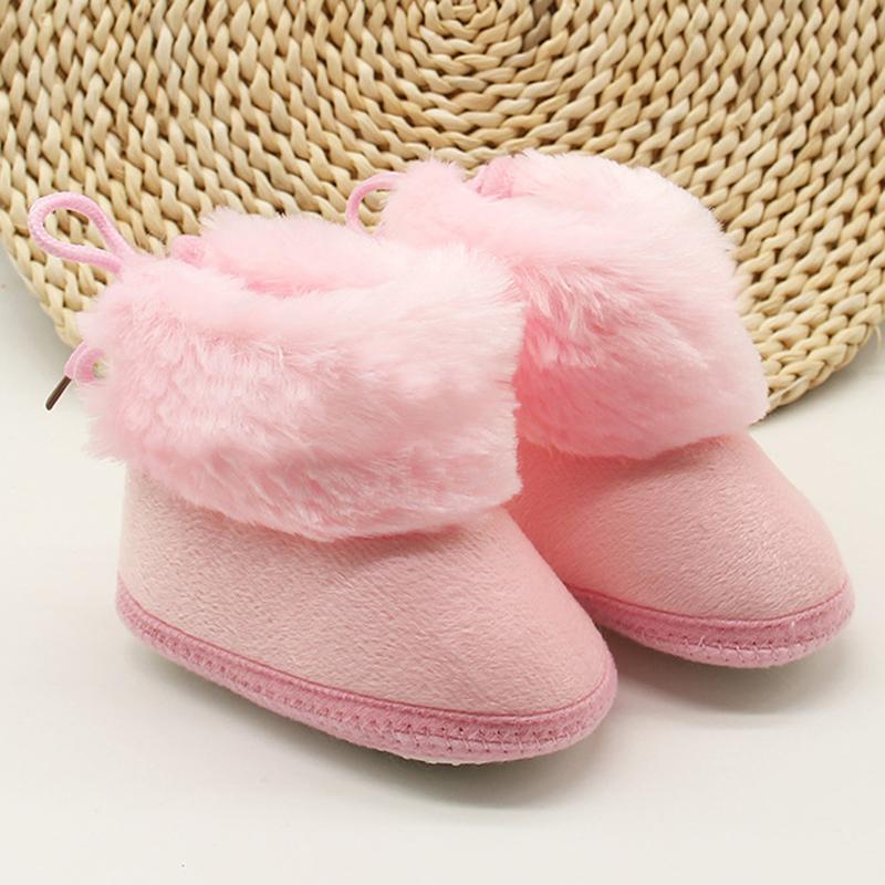 

Winter Sweet Newborn Girls Princess Winter Boots First Walkers Soft Soled Infant Toddler Kids Girl Footwear Shoes, Blue