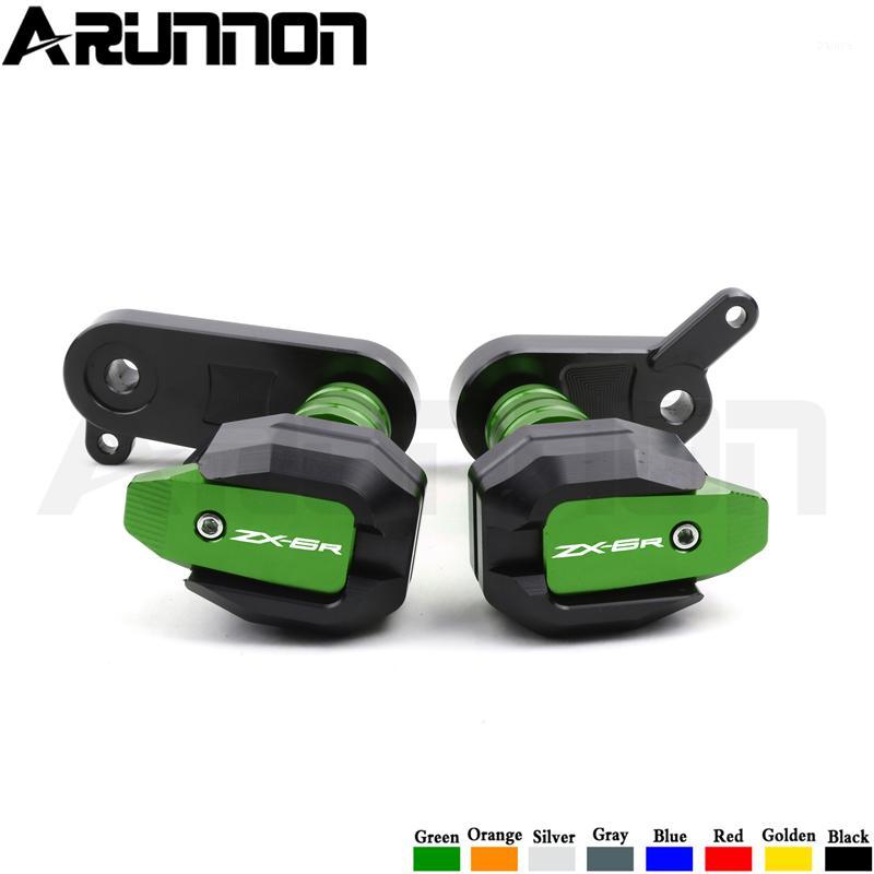 

For ZX-6R ZX6R ZX 6R 2009-2012 2010 2011 Motorcycle Falling Protection Frame Slider Fairing Guard Crash Pad Protector1