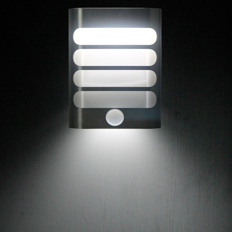 

2021 New Battery Powered or Usb Rechargeable Pir Motion Sensor Led Wall Night Light Auto On/off for Hallway Closet F1el