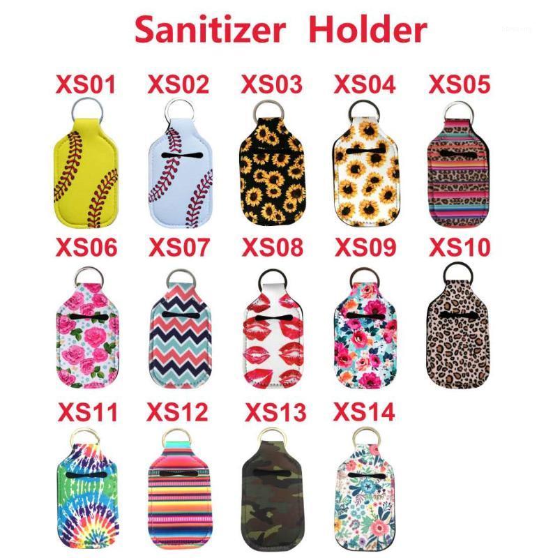 

2pcs New 30ML Neoprene Hand Keyring Sanitizer Bottle Holder Keychain Bags Key Rings Hand Soap Bottle Holder1