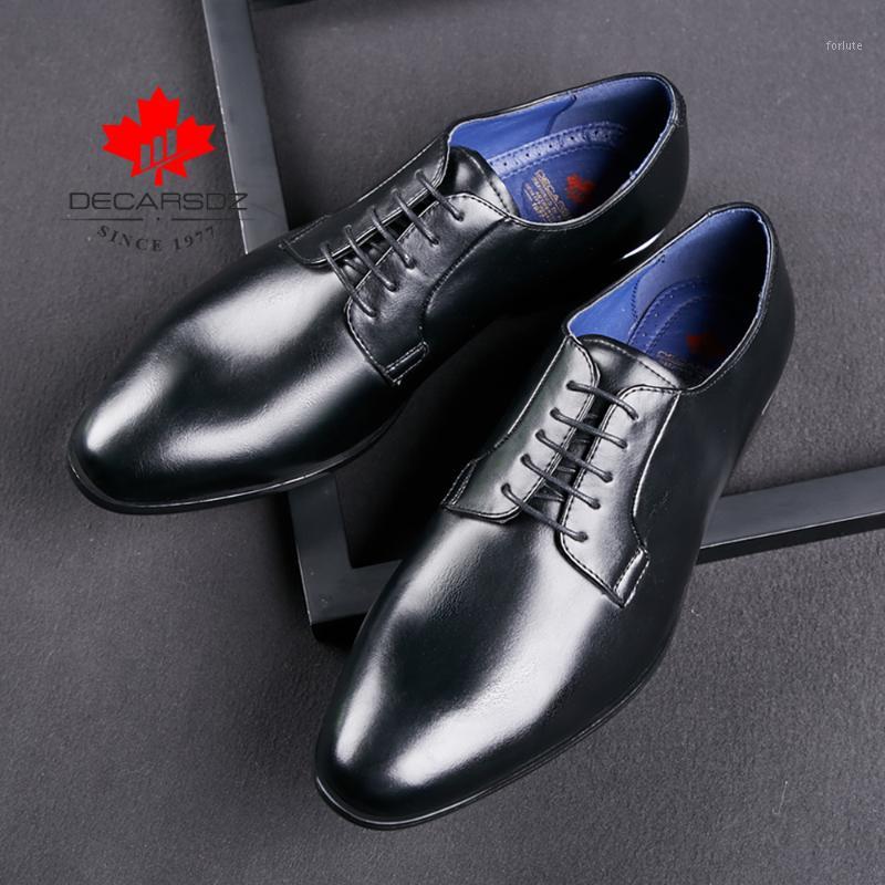 

formal shoes New British style leather Male Fashion wedding Business Suits Men's Dress Shoes Men's1, Black