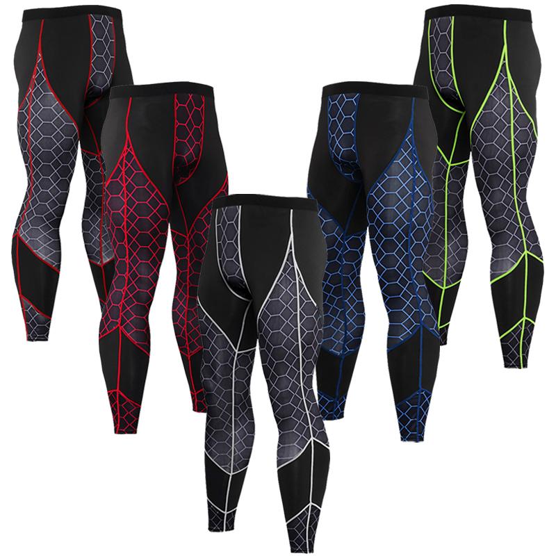 

Men' compression pants sports tights basketball leggings exercise stretch waist pants men' tights, Photo color