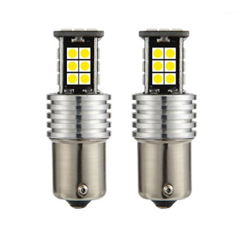

wholesale 50pcs/lot P21W canbus Error Free S25 1156 BA15S 24SMD 3030 LED White lamp Car Turn signal light parking lights bulb1, As pic