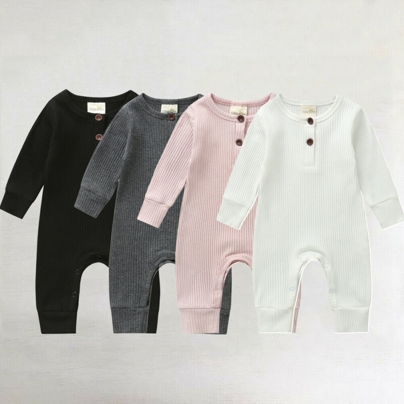 

Baby Newborn Baby Boy Girl Long Sleeve Knitted Romper Jumpsuit One-Pieces Clothes 201027