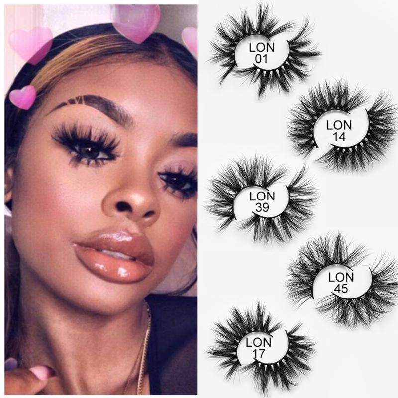 

25mm lashes 3D Mink Eyelashes 100% Handmade mink eyelashes False Cruelty Free lashes