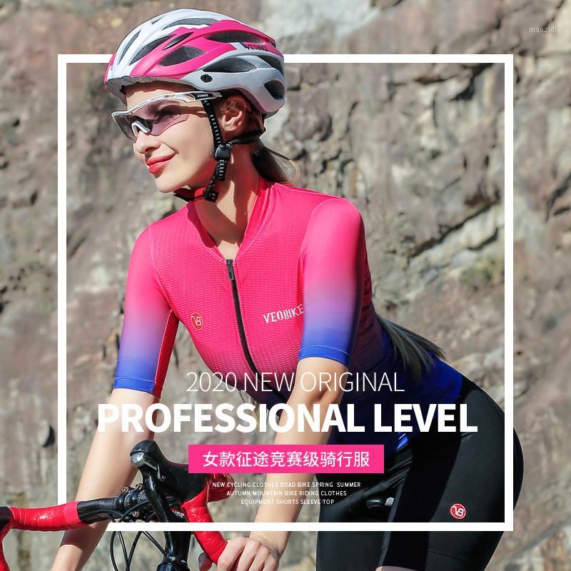 

Profession Bike Jersey Summer Women' Cycling Clothes Short-sleeved Quick-drying Bicycle Mountain Bike Bicycle Clothing1, Blue red