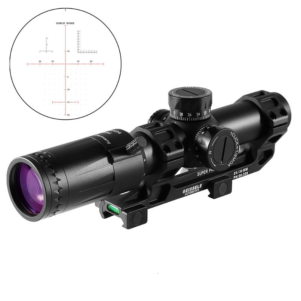

Schmidt bender New 1.2-6x24 PMII Short Tactical Riflescopes Quick Acquisition Full Light Reticle Hunting Optics Scope Sight, Green