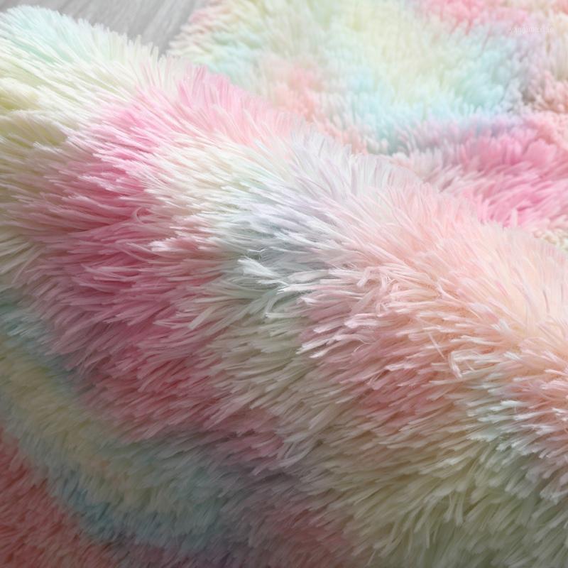 

Fluffy Bedroom Rugs Shaggy Geometric Area Rug Design For Girls Baby Room Kids Living Room Home Decor Floor Carpet1