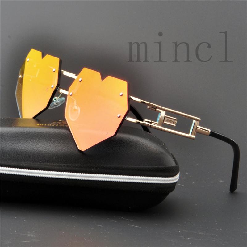 

Vintage Oval Sunglasses Women Men Oversized Designer Gradient Sun Glasses Big Heart Shape Goggle Round Shades NX