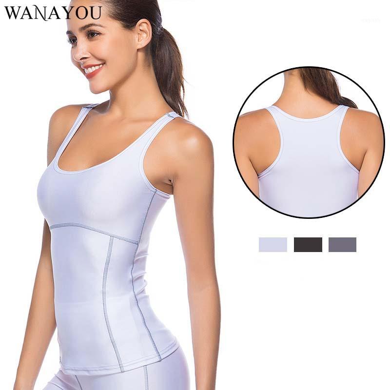 

WANAYOU Quick Dry Women' Running Vest,Breathable Outdoors Sleeveless Sports T-Shirts For Women,Dance Yoga Women' Gym Vests1, Black