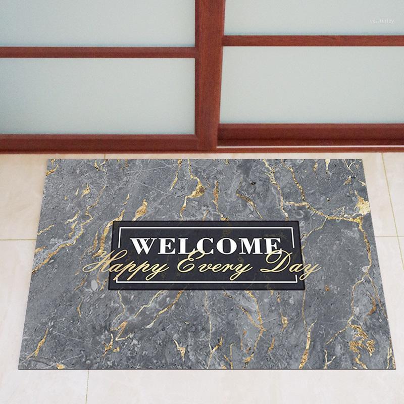

Marble Patternrubber Floor Mats Absorbent Non-Slip And Dirt-Resistant Carpet Bathroom Living Room Mat1