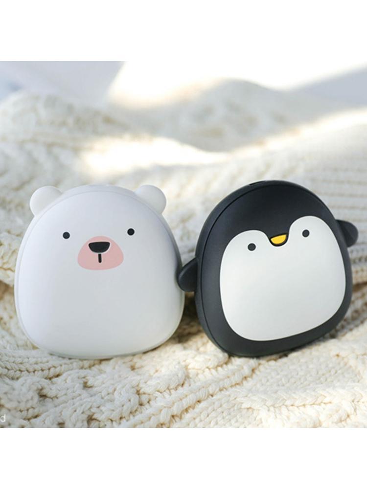 

Cute Cartoon Penguin Polar Bear Electric Hand Warmers USB Rechargeable Heating Y5LF