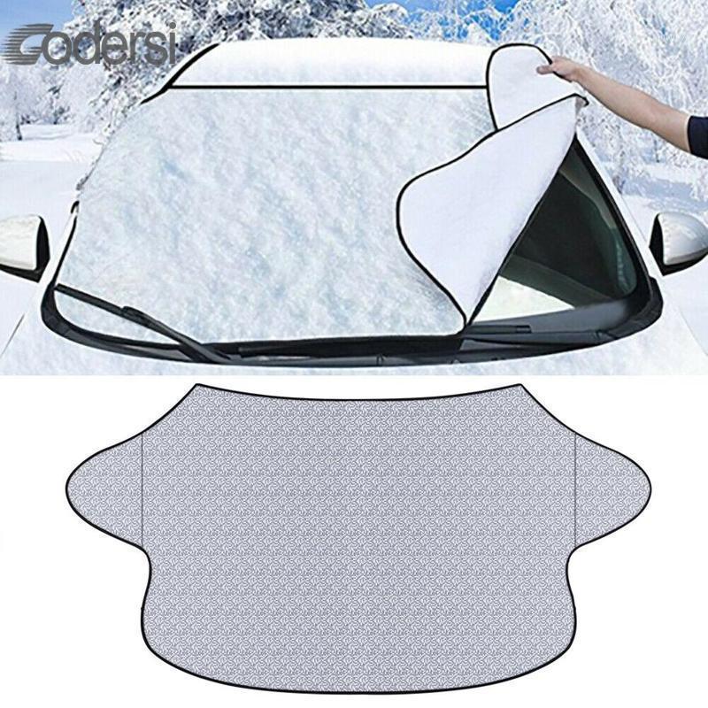 

Universal Car SnowWindshield Cover Magnetic Windshield Cover Thicker Sun Shade Protection Sun For SUV1