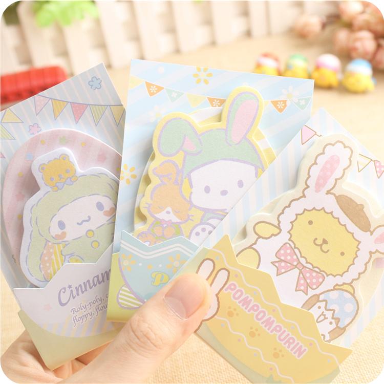 

45 Sheets /Pack Cartoon style cute Multi pattern Notepad Memo Pad School Supplies Paper Stationary Office Decoration Accessories