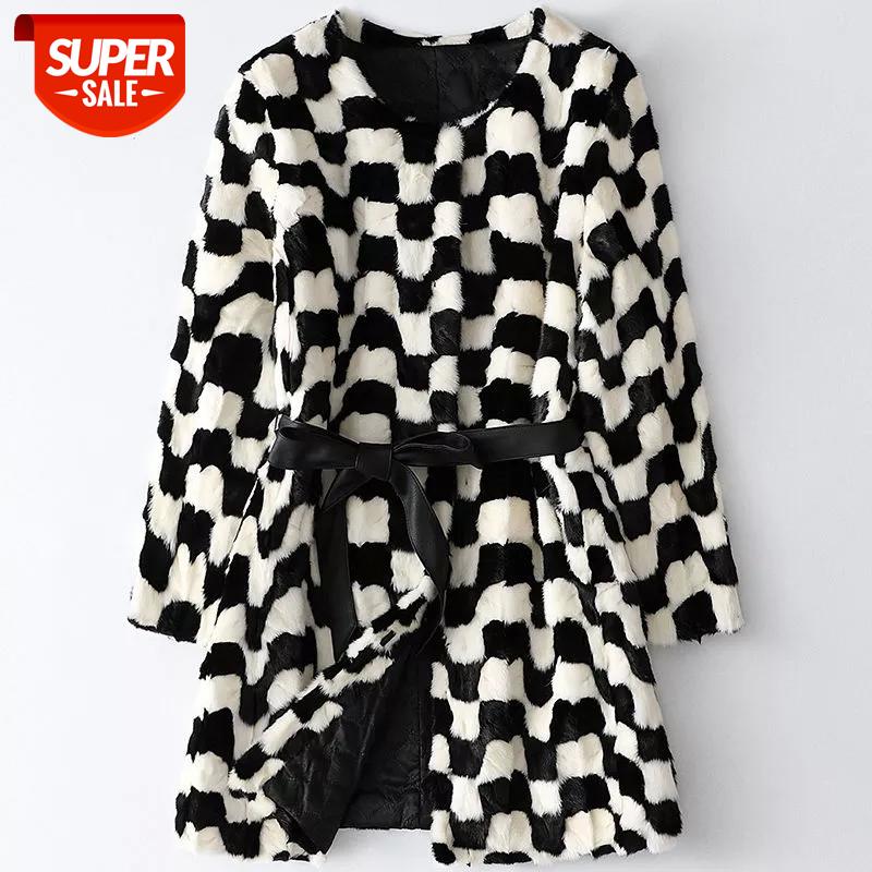 

Real Fur Mink Coat Women Winter Mink Coats Female Natural Fur Coat Genuine Jacket Ladies Oversize Detachable Long Black #tn4M, Black;brown