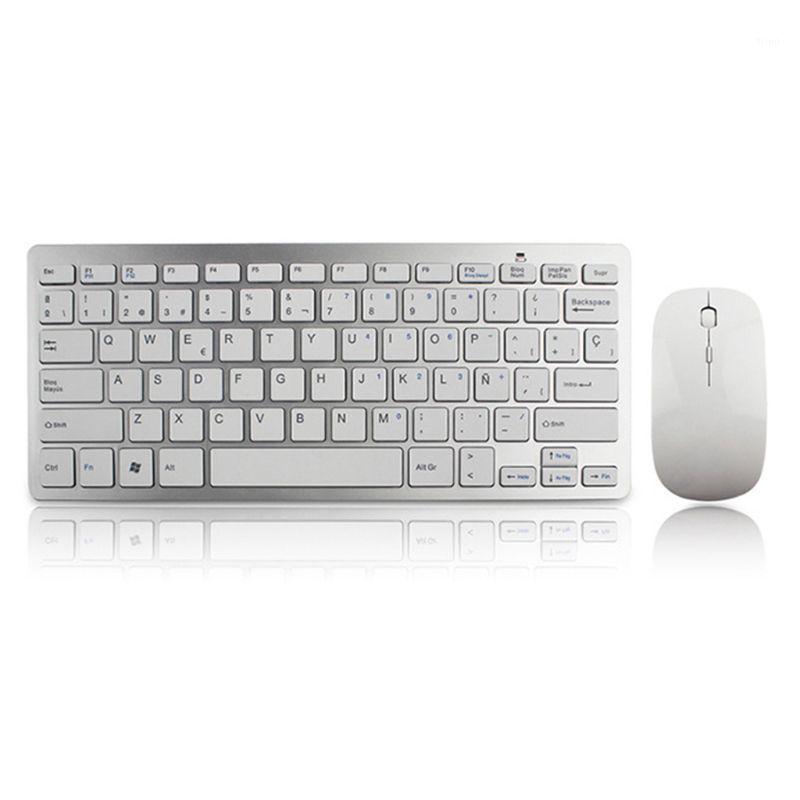 

2.4G Mini Portable Wireless Keyboard and Mouse Mice Set Waterproof for Computer Y5LC1