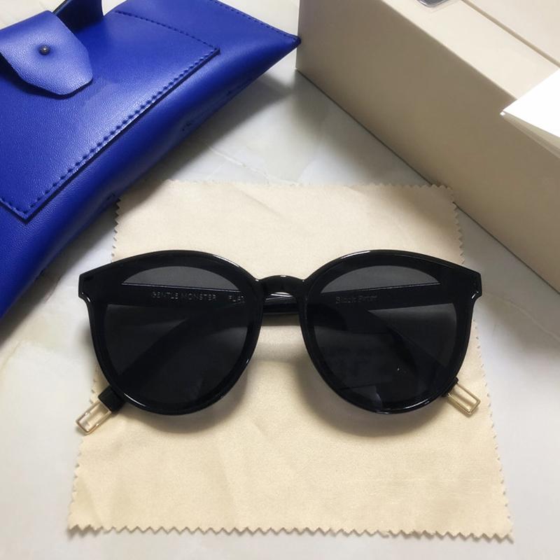 

2020 Black Peter Women Sunglasses Korea Gentle Sunglasses Monster Star Sunglass Fashion Lady Vintage Original Package