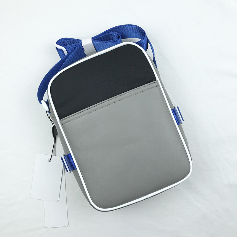 

Code 1334 Fashion PVC Men Messenger Bag Man Shoulder Bag Male Cross Body Bags High Quality, Gray