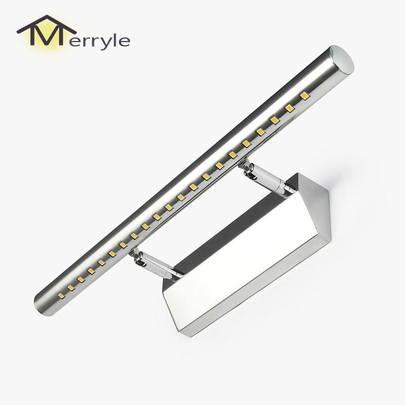 

Modern LED Bathroom Mirror Wall Light Waterproof Restroom Wall Lamp Vanity Fixtures Aluminum Woman Makeup Mirror Bedroom Decor