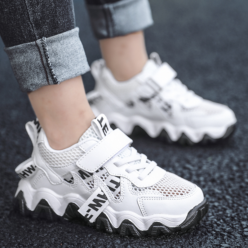 

Summer Unisex Children Shoes Comfortable Sneakers For Girls Mesh Kids Shoes Breathable Tenis Infantil Menina Size 28-38 201130, Red