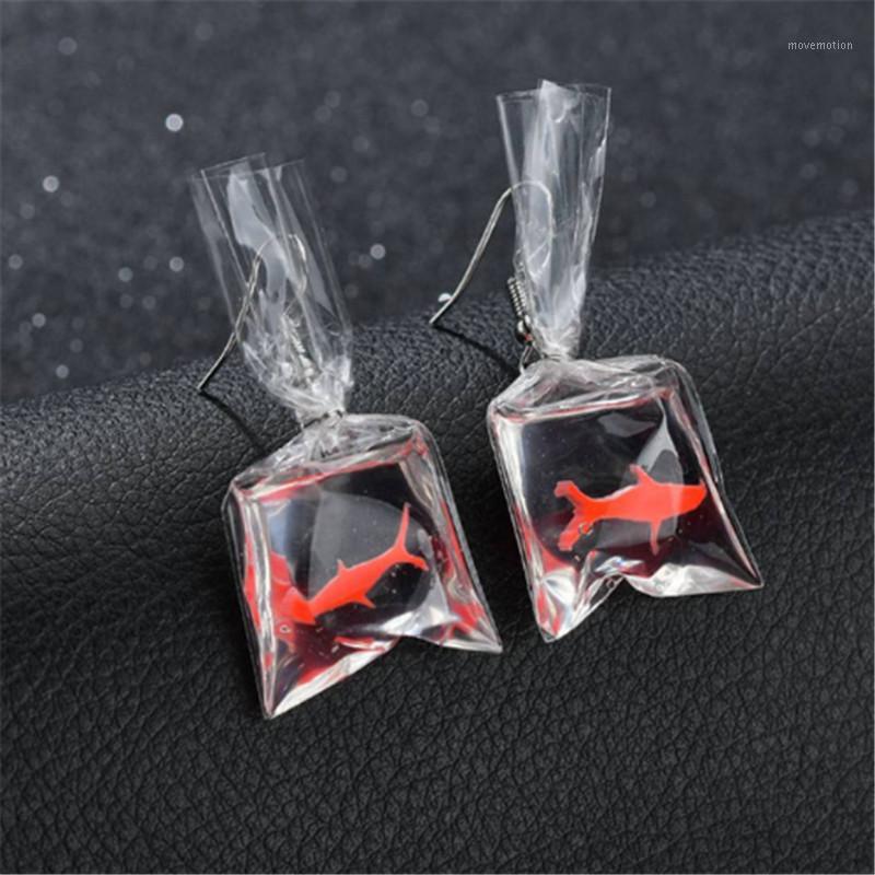 

Colorful Resin Starfish Goldfish Flower Bag Earrings For Women Anti Allergy Graceful Joker Funny Earring Water Pouch Jewelry1