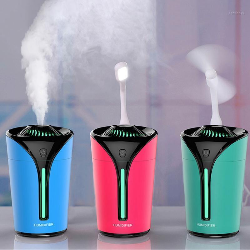 

Flame Cup Humidifier Mini Portable Mute Desktop 3-In-1 Car USB Air Humidifier1
