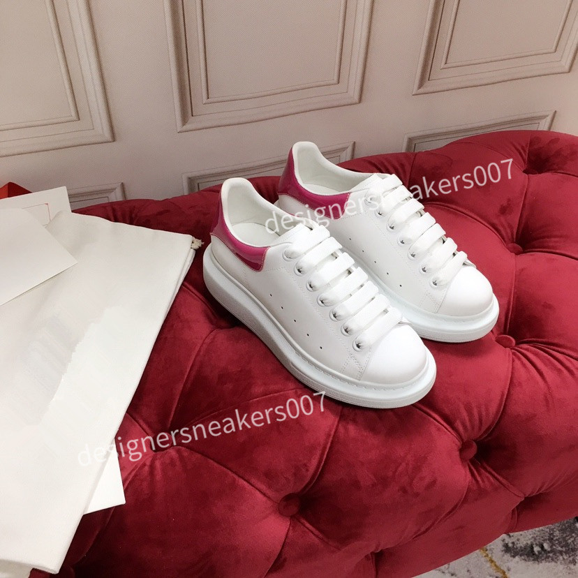 

top new Men's Leather Lace Up Platform Oversized Sole Sneakers White Black Casual hc191001, 01