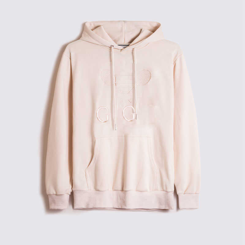 

Mens Hoodie with Letter Printed Fashion Men Women Hooded Sweatshirts 2020 New Casual Streetwear Men Hoodies 3 Colors -2XL, Beige