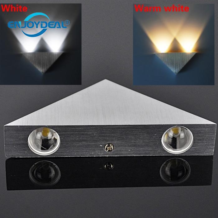 

3W Aluminum LED Wall Lamp Triangle Stair Wall Light Spot Lamp Modern Pathway Bedroom Sconce Lighting AC 85~265V
