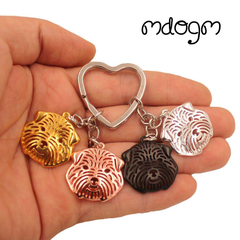 

Keychains Norfolk Terrier Dog Animal Cute Gold Silver Plated Keychain For Bag Car Women Men Girls Boys K163