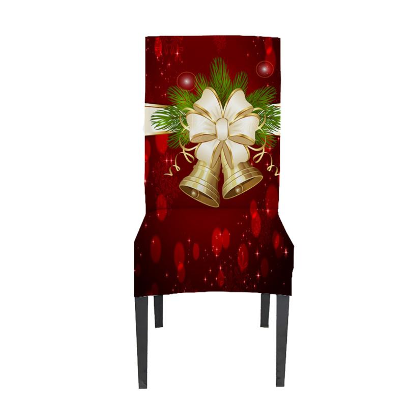 

Christmas Chair Cover Elastic Chair Cover Banquet Xmas Party Decoration